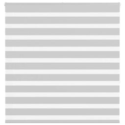 Zebra rolgordijn 145x150 cm stofbreedte 140,9 cm lichtgrijs