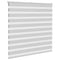 Zebra rolgordijn 145x150 cm stofbreedte 140,9 cm lichtgrijs
