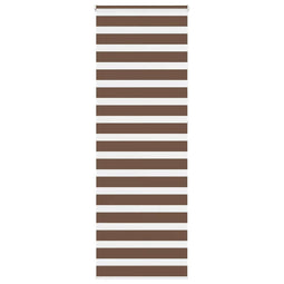 Zebra rolgordijn 75x230 cm stofbreedte 70,9 cm polyester bruin