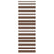 Zebra rolgordijn 75x230 cm stofbreedte 70,9 cm polyester bruin