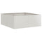 Plantenbak 80x80x30 cm roestvrij staal