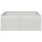 Plantenbak 80x80x30 cm roestvrij staal