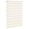 Zebra rolgordijn 115x100 cm stofbreedte 110,9 cm marmerbeige