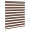 Zebra rolgordijn 125x100 cm stofbreedte 120,9cm polyester bruin