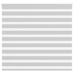 Zebra rolgordijn 160x100 cm stofbreedte 155,9 cm lichtgrijs