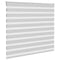 Zebra rolgordijn 160x100 cm stofbreedte 155,9 cm lichtgrijs