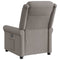 Fauteuil verstelbaar stof taupe