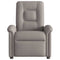 Fauteuil verstelbaar stof taupe