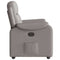 Fauteuil verstelbaar stof taupe