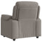 Fauteuil verstelbaar stof taupe
