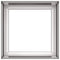 Plantenbak 40x40x30 cm roestvrij staal