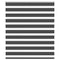 Zebra rolgordijn 105x150 cm stofbreedte 100,9 cm zwart