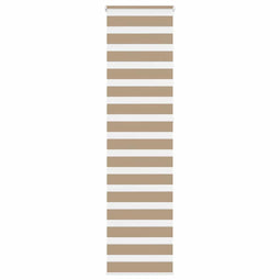 Zebra Blind 65x230 cm stofbreedte 60,9 cm polyester zandbruin