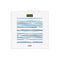 Digitale Personenweegschaal LAICA PS1074 Wit Gestreept Multicolour Gehard glas 150 kg