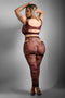 UNDIVIDED ATTENTION CUT-OUT TOP & CROTCHLESS TIGHTS, QS