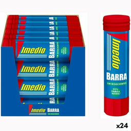 Lijmstift Imedio Transparant (24 Stuks)