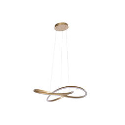 Plafondlamp Home ESPRIT Wit Gouden Siliconen Aluminium 55 W 80 x 80 x 20 cm