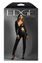 WETLOOK CATSUIT WITH HIDDEN FULL ZIPPER CLOSURE, M/L