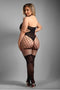 LOSE CONTROL FISHNET CROTCHLESS BODYSTOCKING, QS