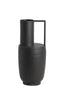 Light&living Vaas deco Ø20x53 cm CERTALO mat zwart