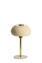 Light&living Tafellamp Ø22x34 cm SURIN glans licht grijs+goud