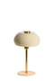 Light&living Tafellamp Ø22x34 cm SURIN glans licht grijs+goud