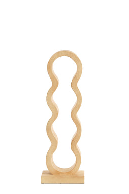 Light&living Wijnrek 4 flessen 15,5x12,5x47 cm EDOLO hout mat naturel