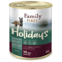 Natvoer Family First FF-19011 Lam Konijn Wortel 800 g