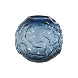 Vaas Home ESPRIT Blauw Kristal Modern 21,5 x 21,5 x 19 cm