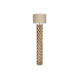 Vloerlamp Home ESPRIT Beige Natuurlijk Mangohout 220 V 41,5 x 41,5 x 158 cm