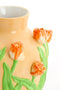 Light&living Vaas deco Ø26x31 cm TULIP keramiek licht oranje-groen