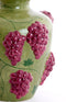Light&living Vaas deco Ø26x31 cm GRAPE keramiek donker groen-aubergine