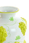 Light&living Vaas deco Ø26x31 cm GRAPE keramiek wit-groen