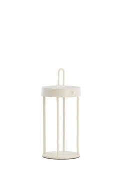 Light&living Tafellamp LED Ø13x28 cm ISALO crème