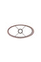 Light&living Kap ovaal recht smal 30-15-25 cm IMANI oud roze