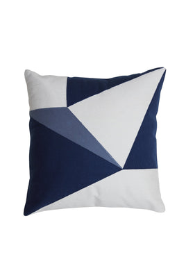 Light&living Kussen 45x45 cm REJAS blauw+wit