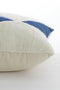 Light&living Kussen 45x45 cm REJAS blauw+wit structuur