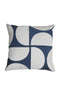 Light&living Kussen 45x45 cm USERA blauw+wit