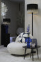 Light&living Kussen 45x45 cm USERA blauw+wit