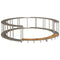 Hottub ombouw opbergruimte en houten opstapje poly rattan grijs
