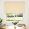 Rolgordijn verduisterend 135x130 cm stofbreedte 131,6 cm beige