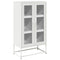 Hoge kast 68x39x123 cm staal wit