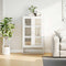 Hoge kast 68x39x123 cm staal wit