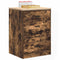 Garagekast 60x51x85 cm massief grenenhout gerookt eiken