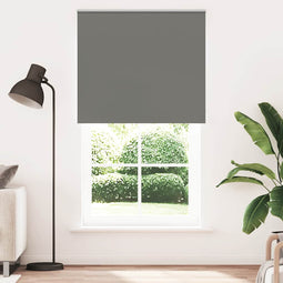 Rolgordijn verduisterend 120x230 cm stofbreedte 116,6 cm grijs