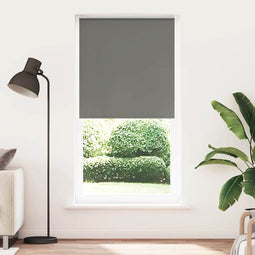 Rolgordijn verduisterend 105x230 cm stofbreedte 100,7 cm grijs