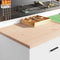 Garagekast 60x51x85 cm massief grenenhout wit