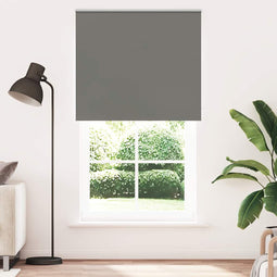Rolgordijn verduisterend 135x230 cm stofbreedte 131,6 cm grijs