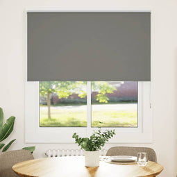 Rolgordijn verduisterend 120x150 cm stofbreedte 116,6 cm grijs
