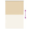 Rolgordijn verduisterend 145x210 cm stofbreedte 141,6 cm beige